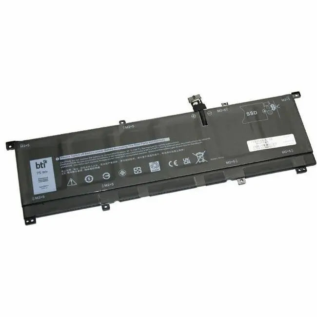 BTI 8N0T7-BTI 11.4V 75Wh Li-Ion Notebook Battery for Dell Precision 5530 2-in-1 and XPS 15 9575 2-in-1