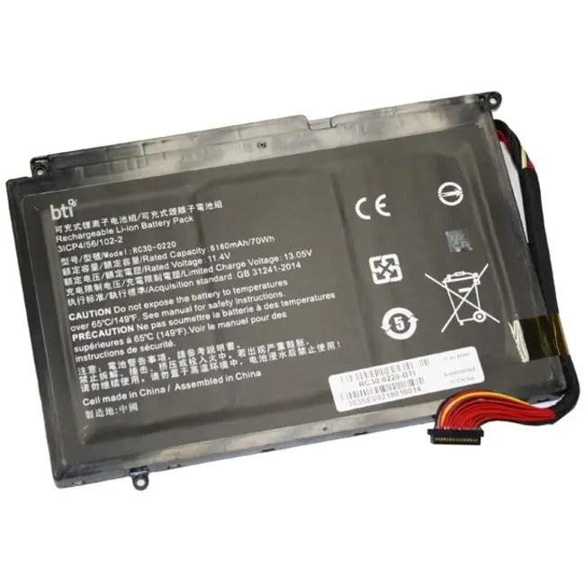 BTI RC30-0220 Battery for Razer Blade Pro Notebooks - 70Wh Lithium Ion Replacement
