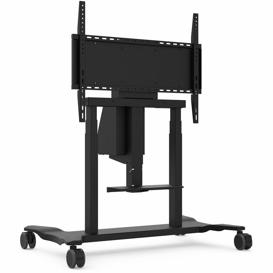 ViewSonic VB-STND-007 Universal Motorized Mobile TV Cart for 55-86 Inch Displays with Adjustable Height and VESA Compatibility