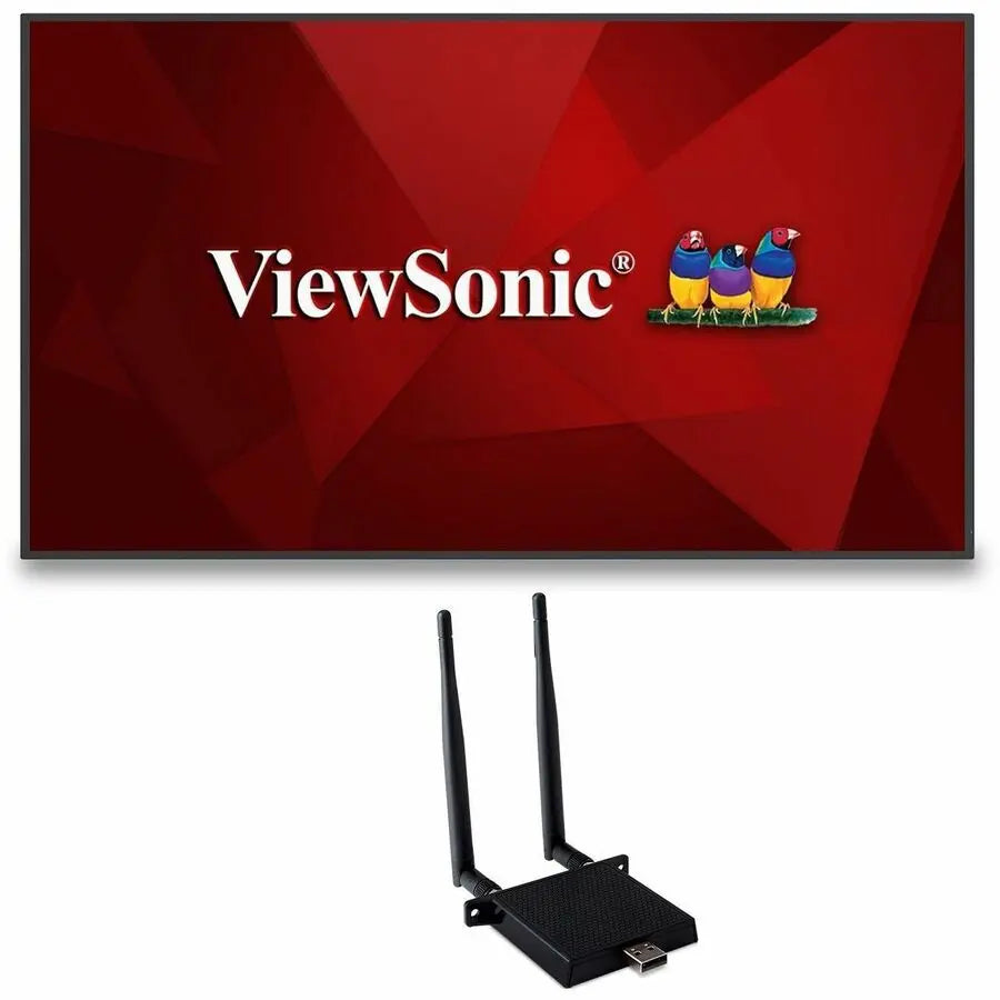 ViewSonic CDE7530-W1 75-Inch 4K Commercial Digital Signage Display with Built-In Wi-Fi and Remote Sharing