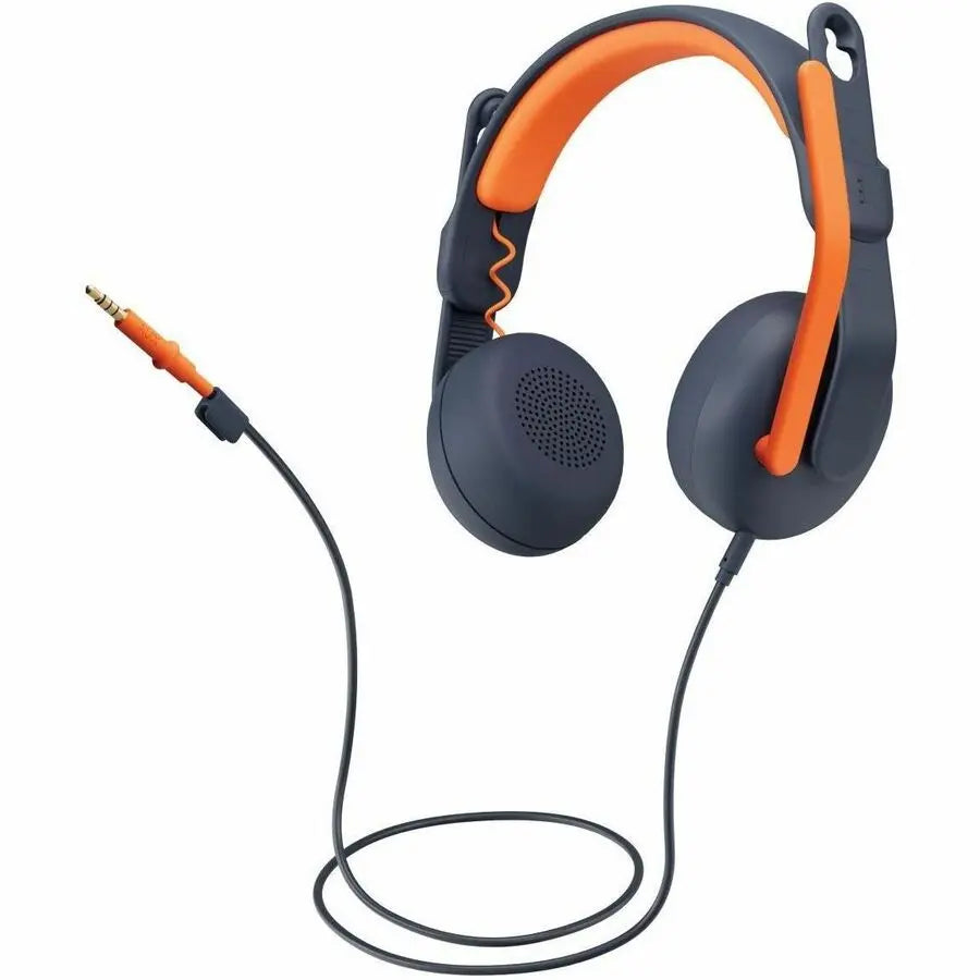 Logitech Zone Learn On-Ear Wired Headset with Microphone for Kids and Students