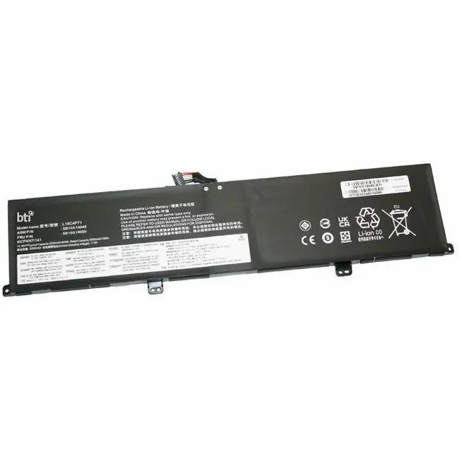 Battery Technology Inc BTI 5B10X19049-BTI 15.36V 80Wh Lithium-Ion Notebook Battery for Lenovo ThinkPad P1 Gen 3 & X1 Extreme 3rd Gen