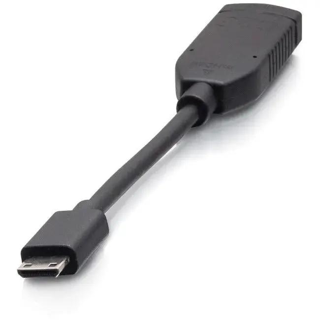 C2G Mini HDMI to HDMI Dongle Adapter Converter – M/F, Black by Legrand Group