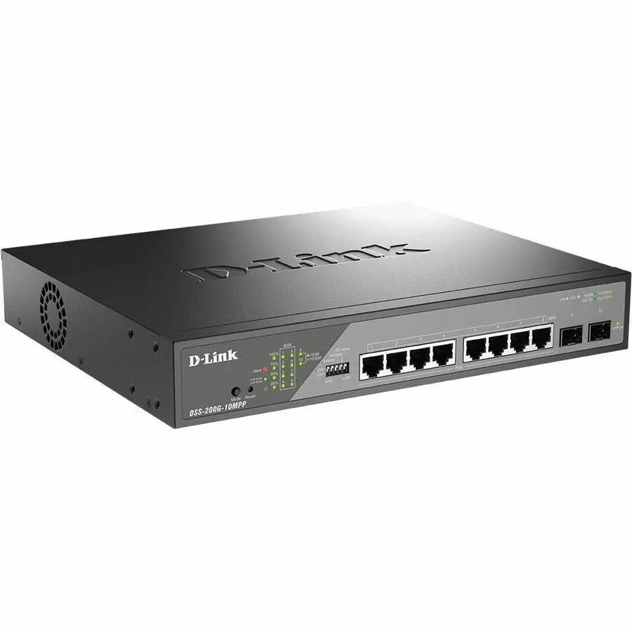 D-Link DSS-200G Ethernet Switch with PoE and Surveillance Support