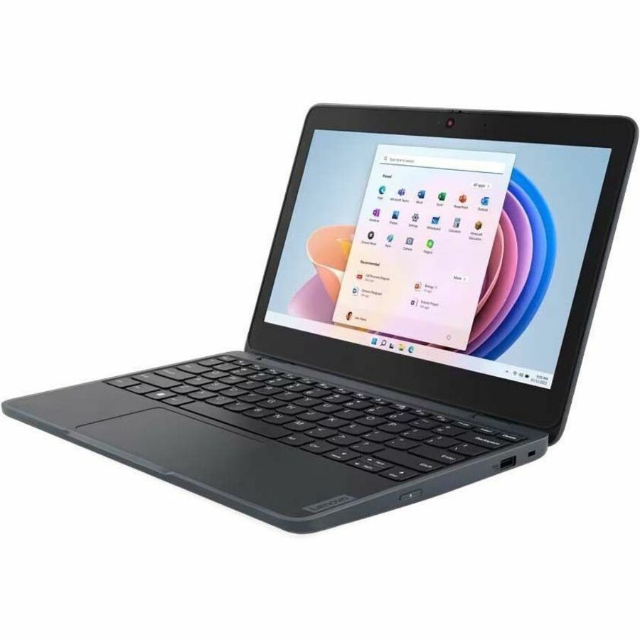 Lenovo 100 G4 11.6-Inch Notebook - Intel N100, 4 GB RAM, 128 GB SSD, Slate Gray