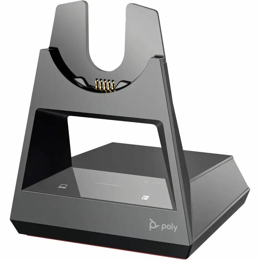 Poly Voyager 4200 UC Series Bluetooth Wireless Headset with Charging Stand and USB-C Cradle by HP Inc.