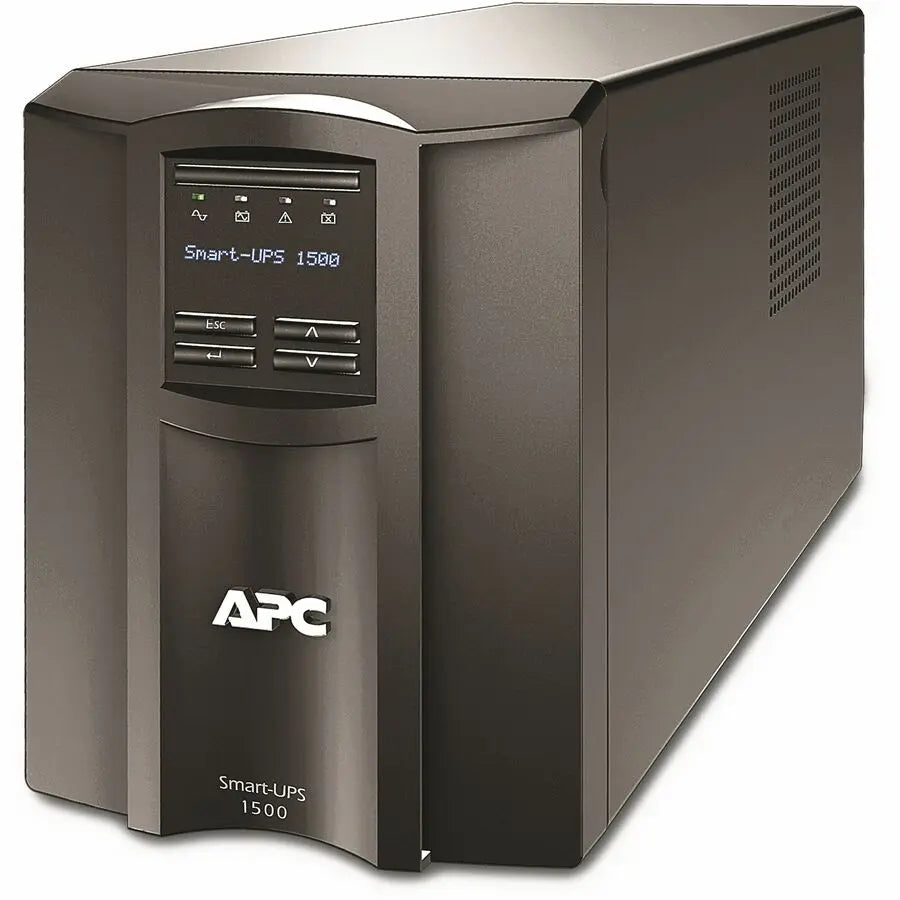 APC Smart-UPS, Line Interactive, 1500VA, Tower, 120V, 8x NEMA 5-15R outlets, SmartConnect Port+Network Card, AVR, LCD
