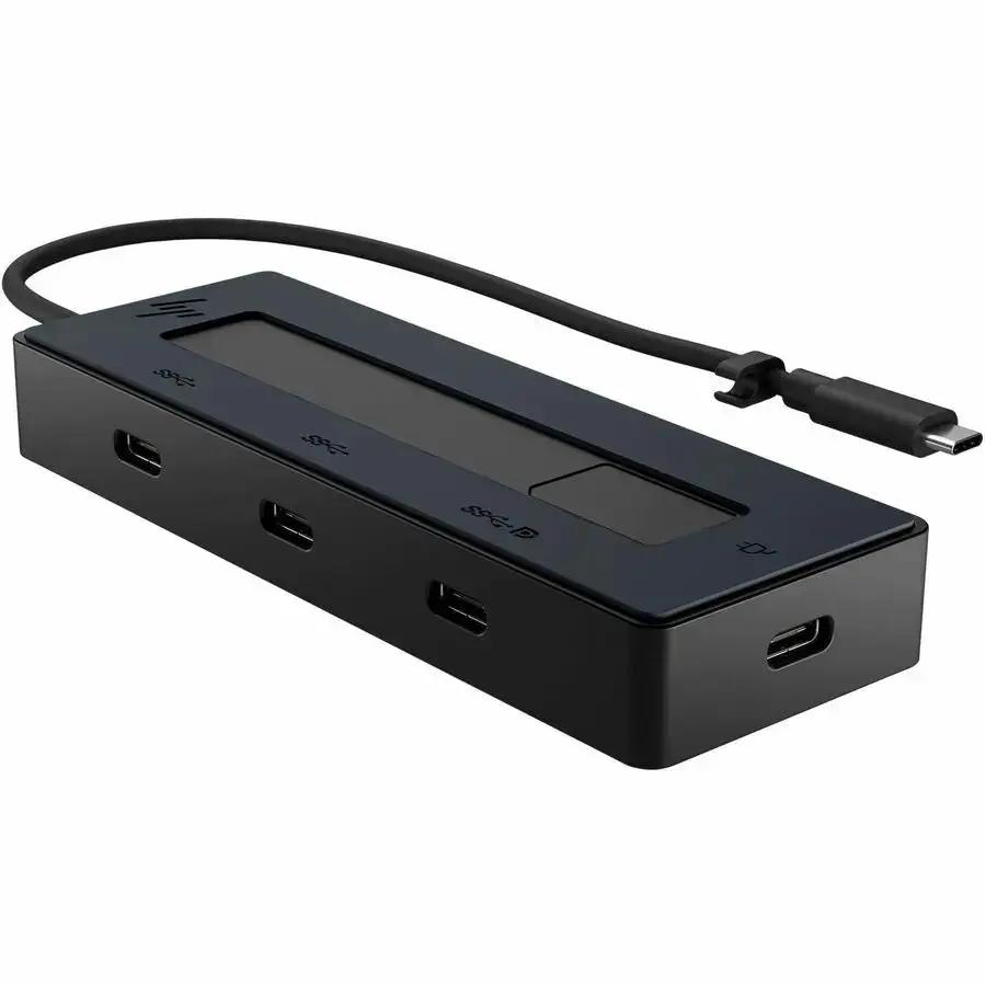 HP Inc. Docking Station (Part Number: 6G843AA#ABA) – Portable USB-C Connectivity, 4 USB Ports, 1.25 GB/s Data Transfer Rate by HP Inc.