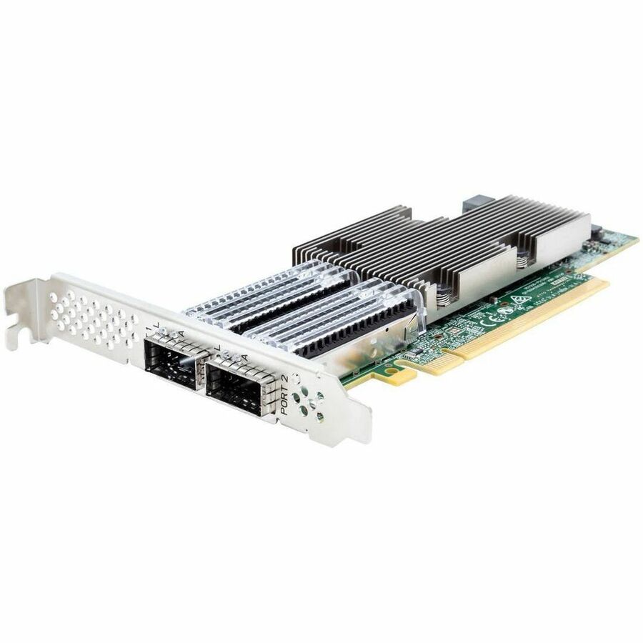 Atto Technology FFRM-N412-DA0 100GbE FastFrame SmartNIC Ethernet Card for Data Centers and High-Performance Applications