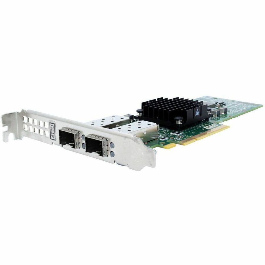 ATTO FastFrame N4S2 10GbE Dual Port Ethernet Card for Servers and Workstations