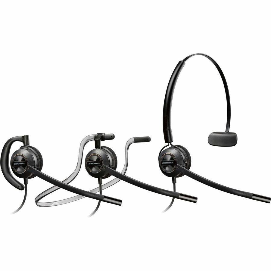Poly EncorePro 540D with Quick Disconnect Convertible Digital Headset TAA - Noise-Canceling Microphone, Supra-Aural Design, macOS Compatible