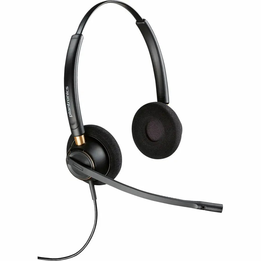 Poly EncorePro 520D Binaural Digital Headset with Quick Disconnect - Black