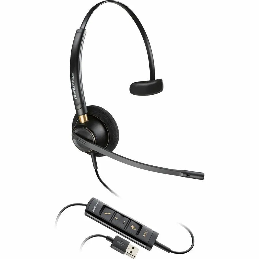 Poly EncorePro 515 Monoaural Headset with USB-A Connection - Microsoft Teams Certified