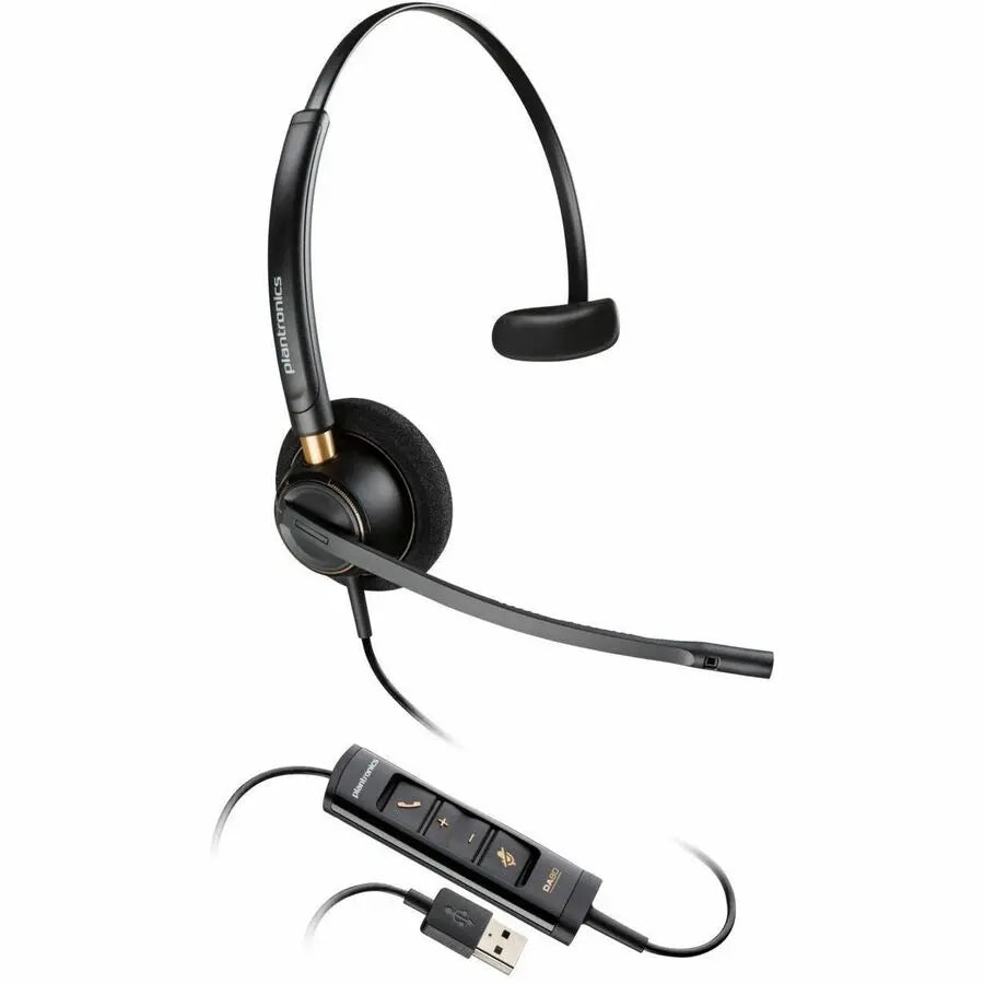 Poly EncorePro 515 Monoaural Headset with USB-A - Professional Business Audio Solution