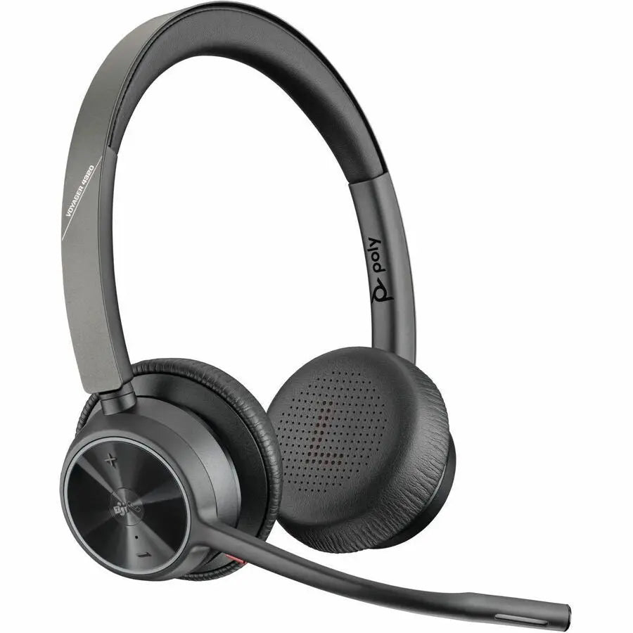 Poly Voyager 4320 UC Bluetooth Wireless Headset with USB-C & BT700 Dongle