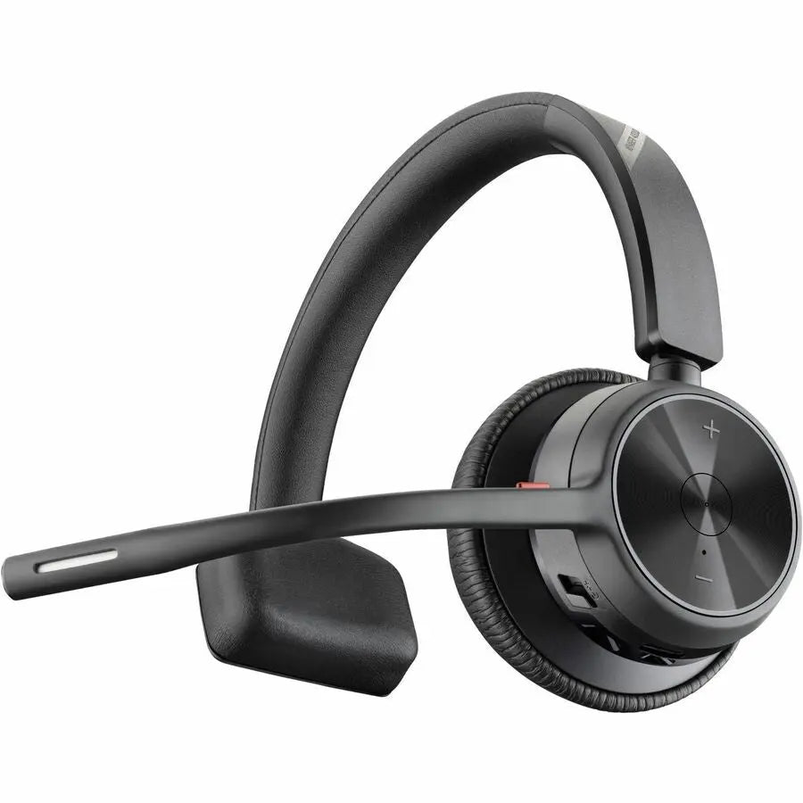 Poly Voyager 4310 USB-C Headset with Bluetooth 5.2 and Charging Stand - Black