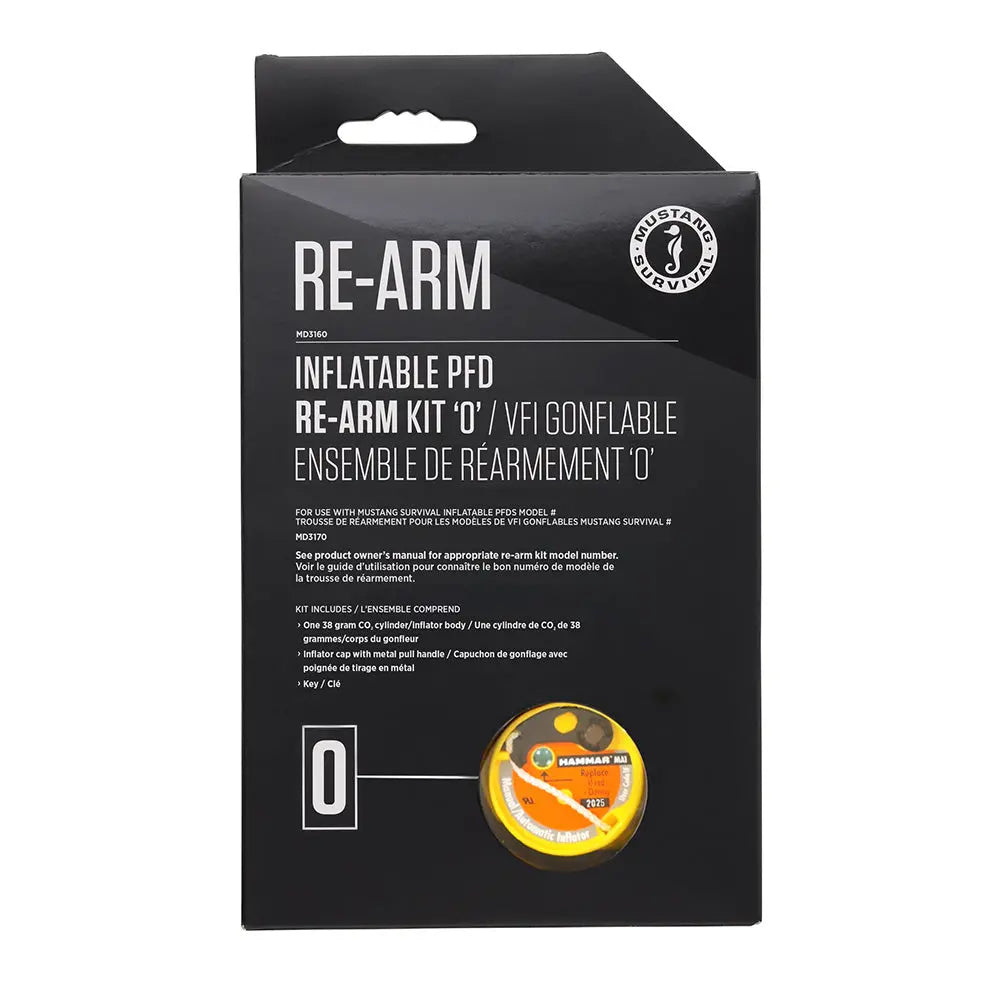 Mustang Survival Re-Arm Kit 'O' for Inflatable PFDs Model MD3170