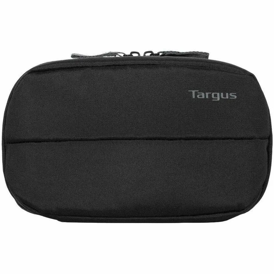 Targus TXZ028GL Tech Accessory Pouch - Black, Durable and Lightweight Organizer for Cables and Devices