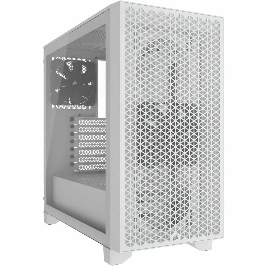Corsair AIRFLOW Mid-Tower White Computer Case with Tempered Glass - CC-9011252-WW