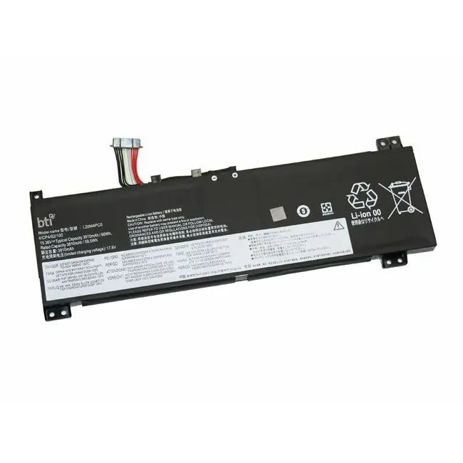 BTI L20M4PC0-BTI Notebook Replacement Battery for Lenovo Laptops - 60Wh, 3910mAh, 15.36V Lithium-ion