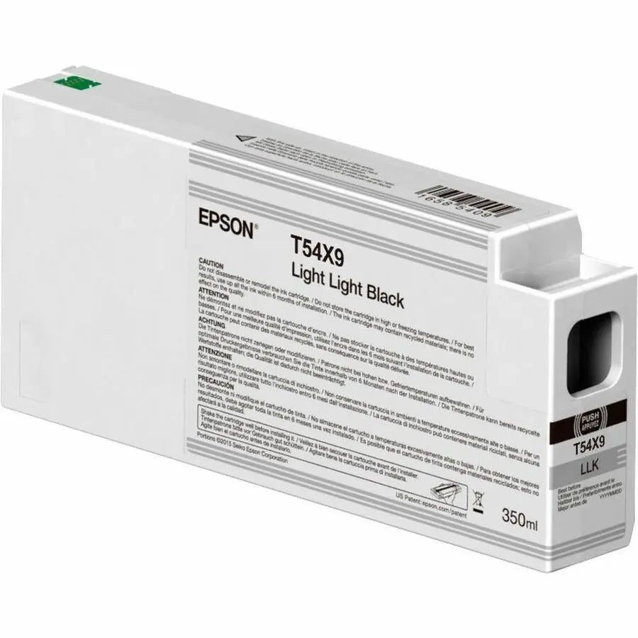 Epson UltraChrome HDX/HD T54X900 Light Black Inkjet Cartridge - Single Pack for Epson Printers