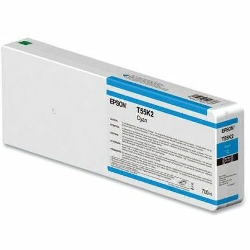 Epson T55K Original Cyan Ink Cartridge for SureColor P6000, P7000, P8000, P9000 Printers