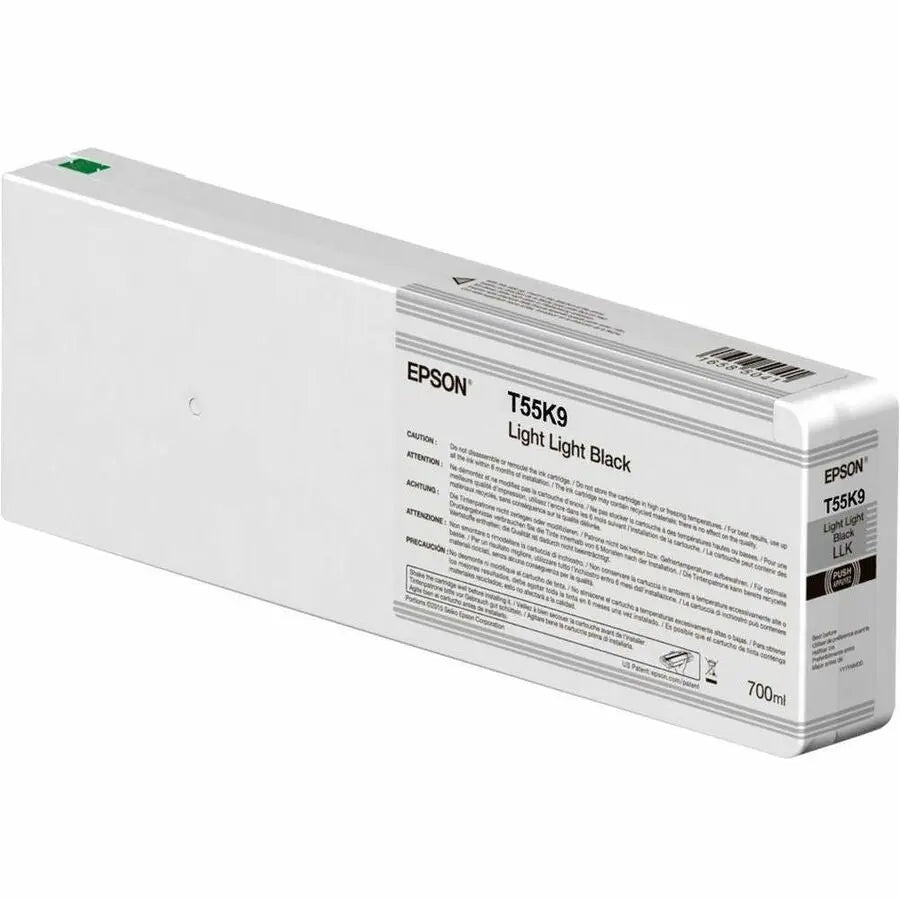 Epson UltraChrome HD Light Light Black Ink Cartridge T55K900 for SureColor SC-P Series printers