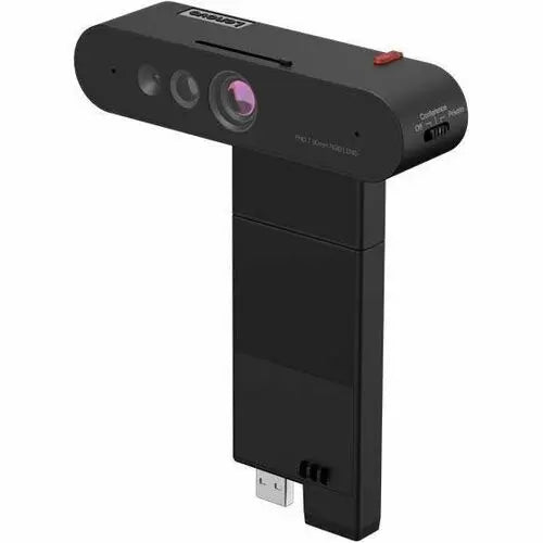 Lenovo ThinkVision MC60 (S) Webcam for Monitors - 1080p Full HD with Auto-Focus and Privacy Shield