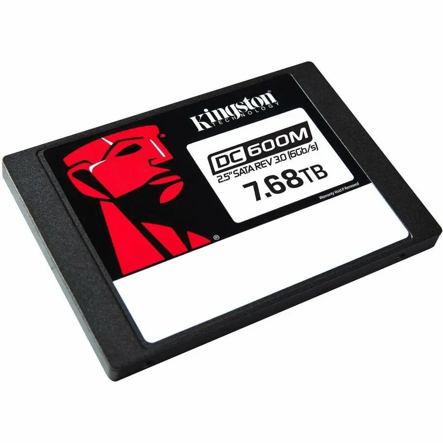 Kingston DC600M 7.50TB Enterprise SATA SSD for Servers - 2.5 Inch Internal Drive with Power Loss Protection