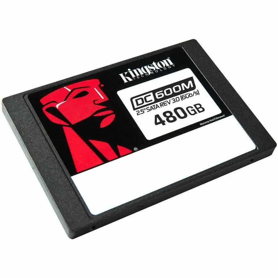 Kingston DC600M 480GB Internal SATA SSD with Power Loss Protection and AES 256-bit Encryption