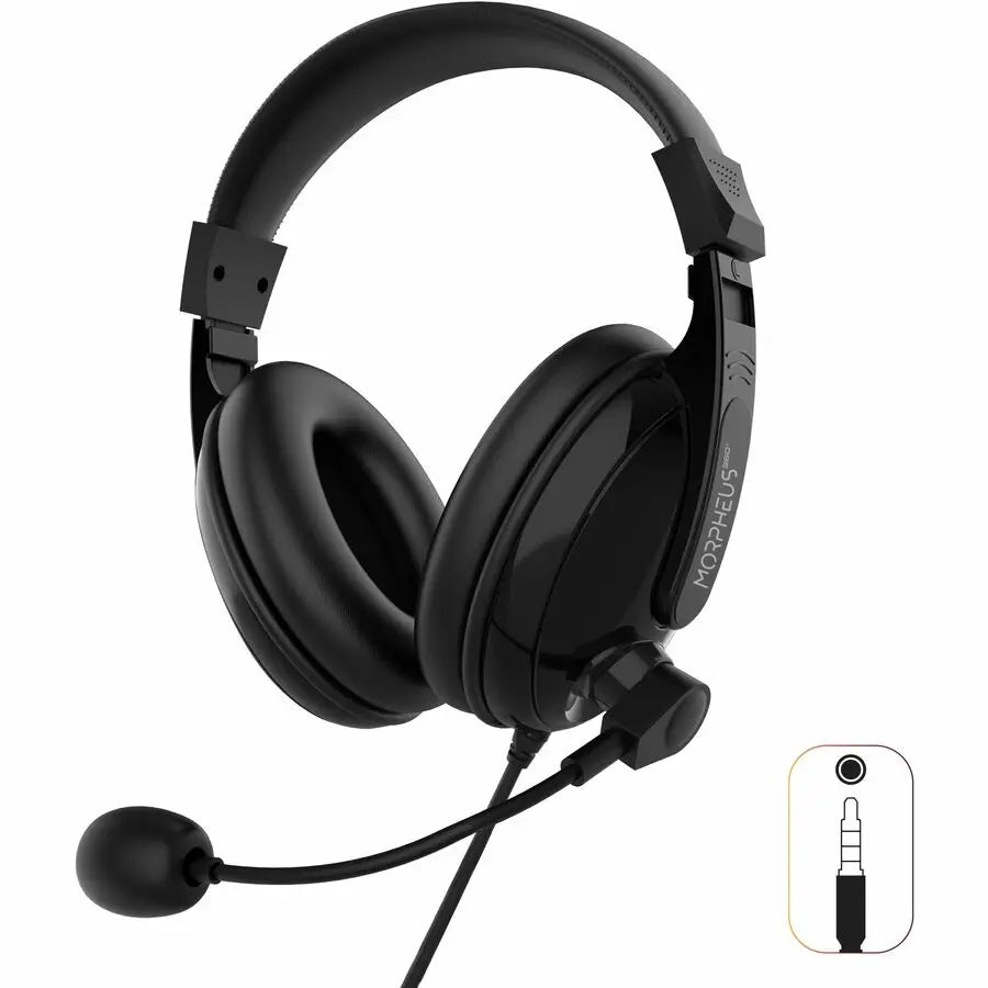 Morpheus 360 Basic Multimedia Stereo Headset with Adjustable Microphone and Eco Leather Cushions