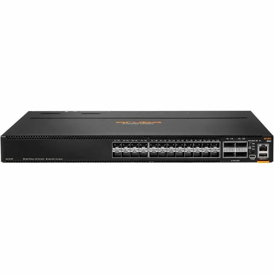 Hewlett Packard Enterprise R9W86A#ABA CX 8100 24XF4C Ethernet Switch for Scalable Networking