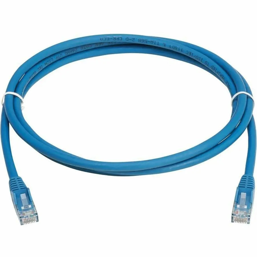 Eaton Tripp Lite Series N201L-02M-BL Cat6 Gigabit UTP Ethernet Cable with PoE, LSZH, 2 meters, Blue