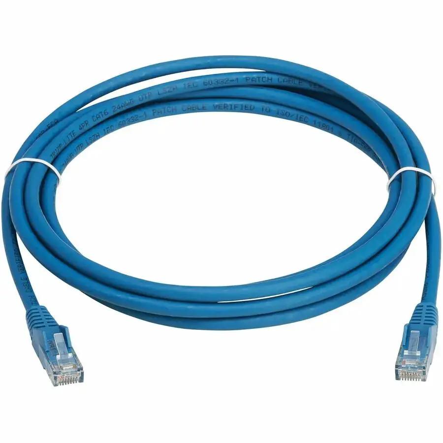 Eaton Corporation Tripp Lite N201L-03M-BL Cat6 Gigabit Snagless UTP Ethernet Cable with PoE, LSZH, Blue, 10 Feet by Eaton Corporation