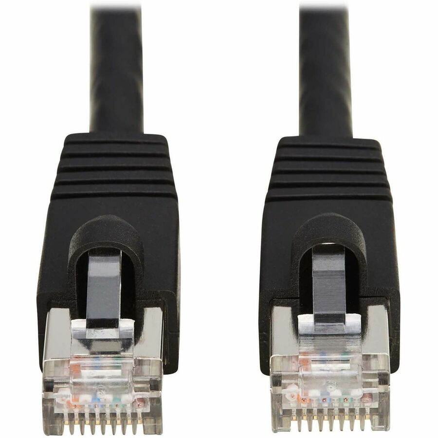 Eaton Corporation Tripp Lite Series Cat8 40G Snagless SSTP Ethernet Cable (N272-F05-BK), 5 ft, Black, PoE Support