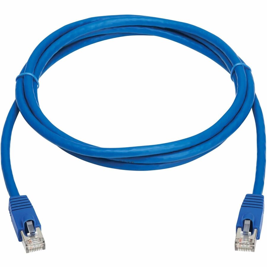 Eaton Tripp Lite Series Cat8 40G Snagless SSTP Ethernet Cable (RJ45 M/M), PoE, Blue, 5 ft