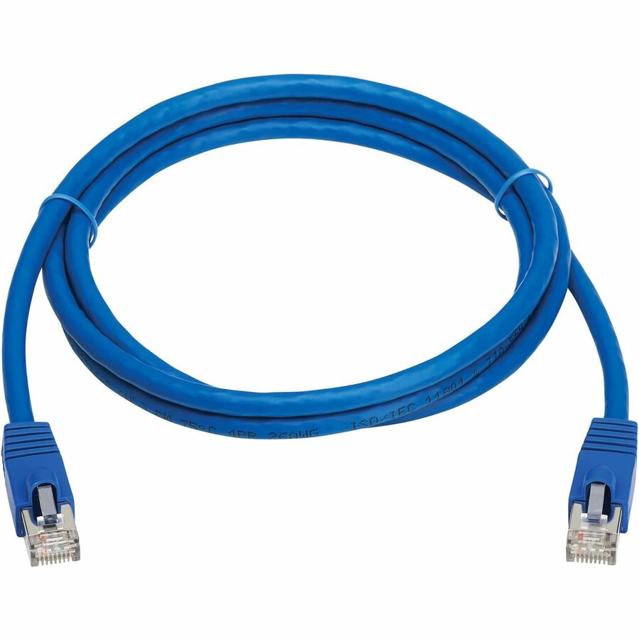 Eaton Tripp Lite Series Cat8 40G Snagless SSTP Ethernet Cable (RJ45 M/M), PoE, Blue, 6 ft