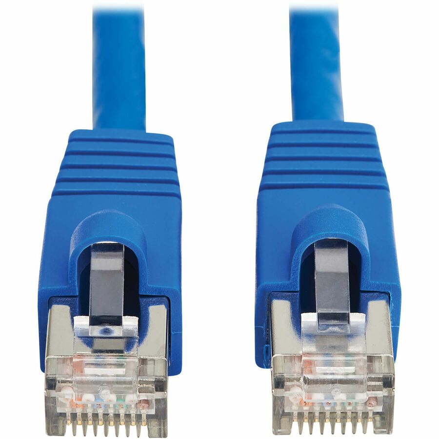 Eaton Tripp Lite Series Cat8 40G Snagless SSTP Ethernet Cable (RJ45 M/M), PoE, Blue, 7 ft.