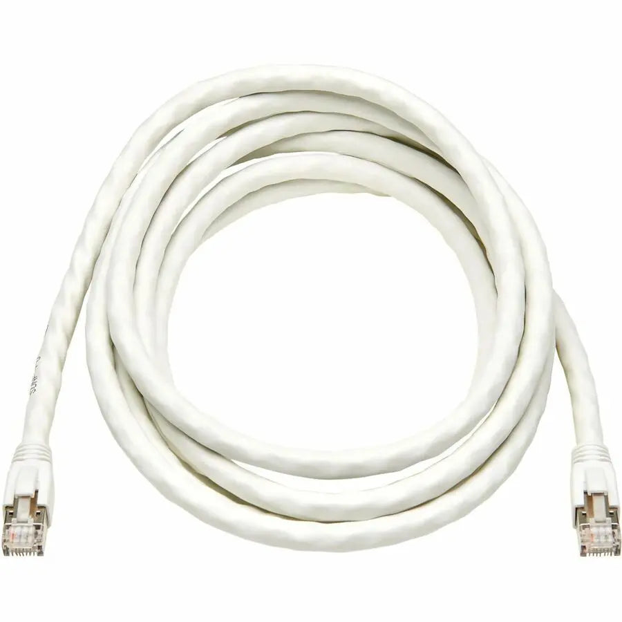 Eaton Tripp Lite Series Cat8 40G Snagless SSTP Ethernet Cable (RJ45 M/M), PoE, White, 10 ft