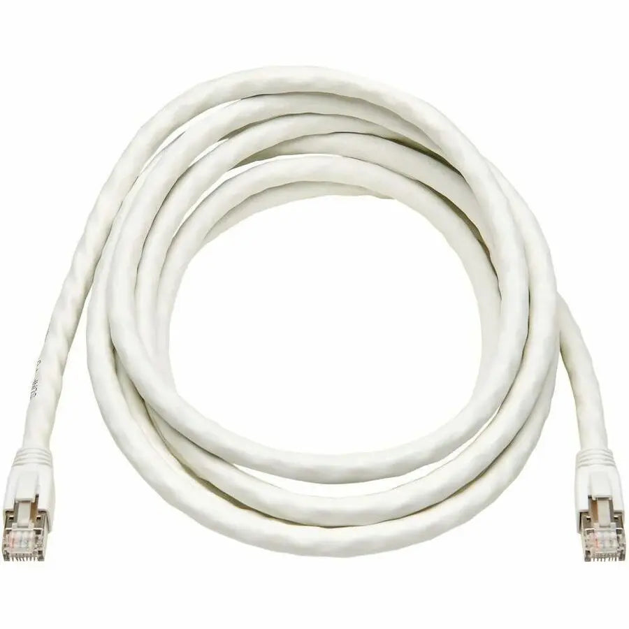 Eaton Tripp Lite Series N272-F12-WH Cat8 40G Snagless SSTP Ethernet Cable, 12 ft, White, PoE Support