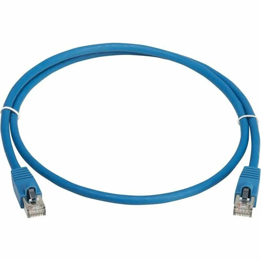 Eaton Tripp Lite Series N272L-F01M-BL Cat8 40G Snagless SSTP Ethernet Cable with PoE, Blue Jacket
