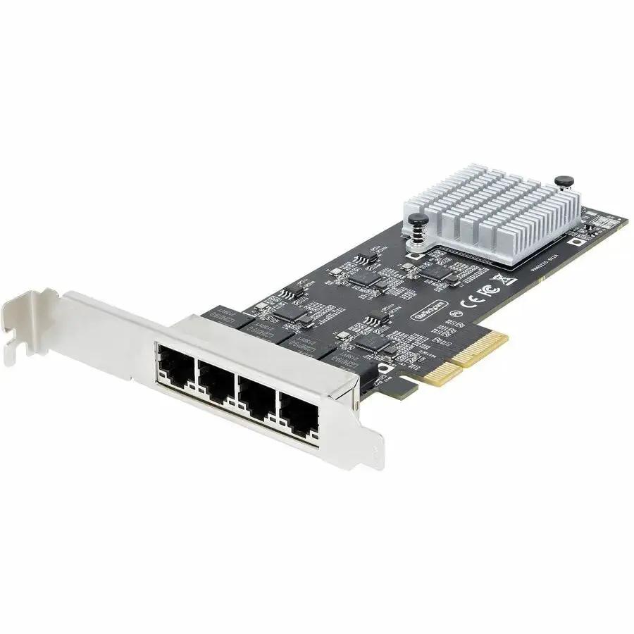 StarTech.com 4-Port 2.5GbE PCIe Network Adapter Card - Intel I225-V, Quad-Port Ethernet, Multi-Gigabit NIC by StarTech.com