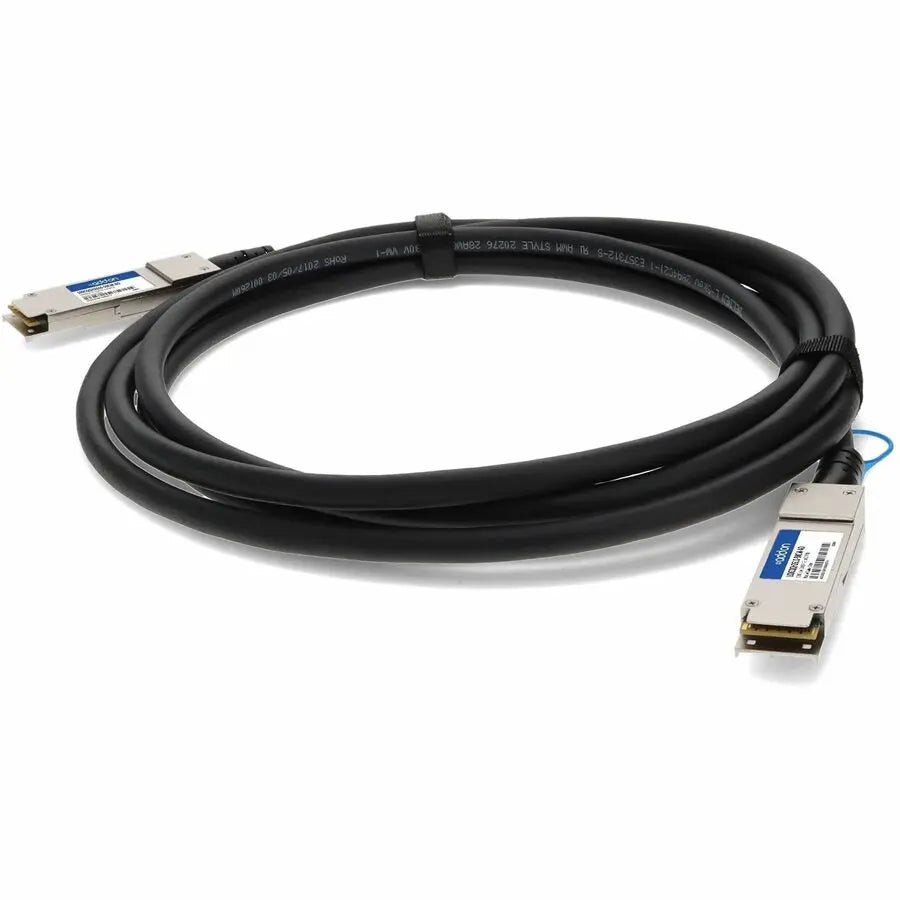 AddOn Intel Twinaxial Network Cable (Part No. 100CQQH2610-50CM-AO) – 100Gbps QSFP28 Copper Direct Attach Cable, 50cm