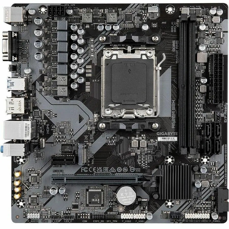 GIGABYTE Ultra Durable A620M S2H Motherboard - AMD Socket AM5, DDR5, PCIe 4.0, Micro ATX