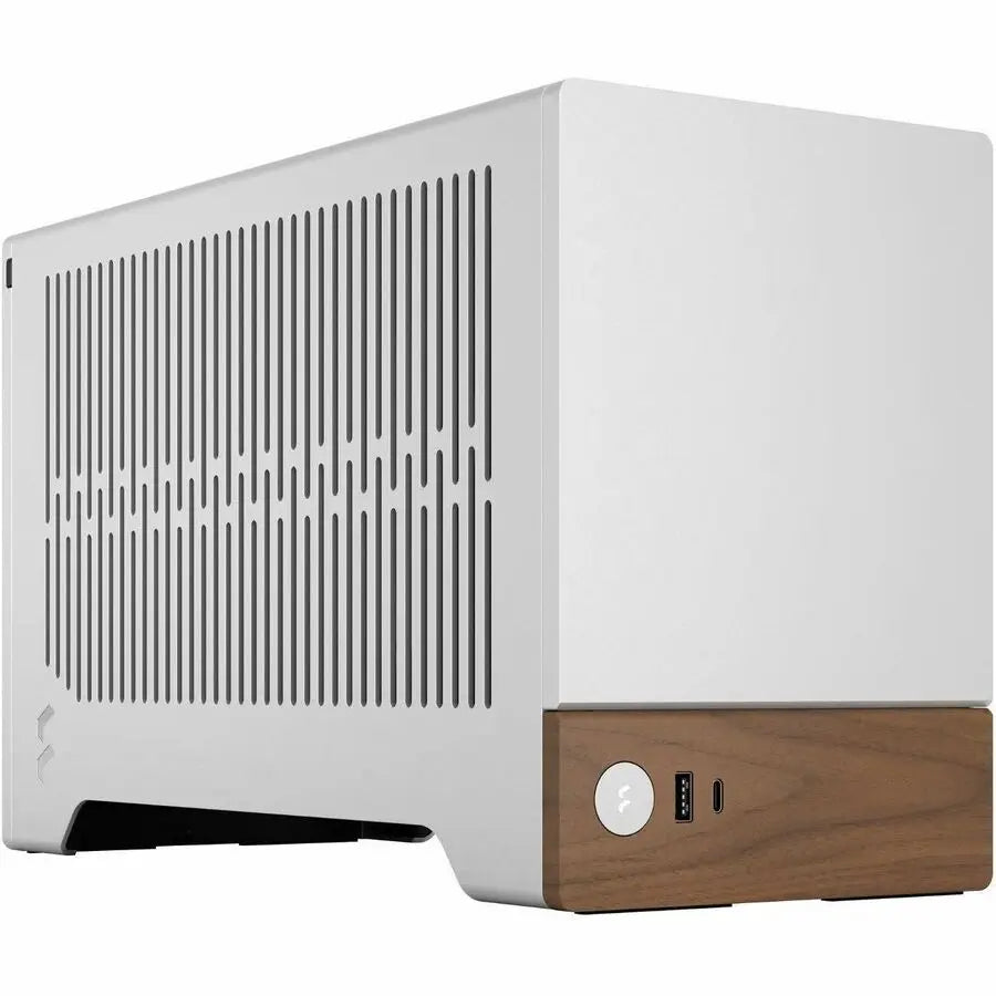 Fractal Design Terra Gaming Computer Case – Small Form Factor PC Case with Walnut and Anodized Aluminum