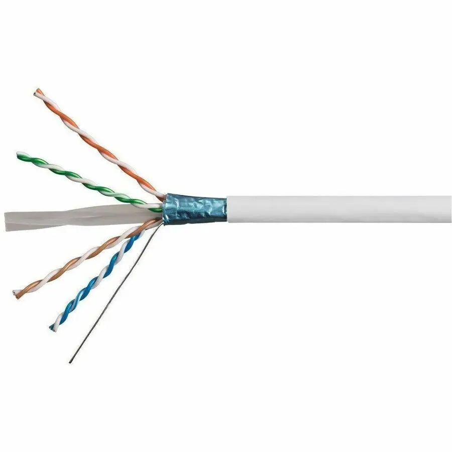 Monoprice Category 6a Network Cable - 550MHz F/UTP Riser-Rated 1000ft Bulk Ethernet Cable