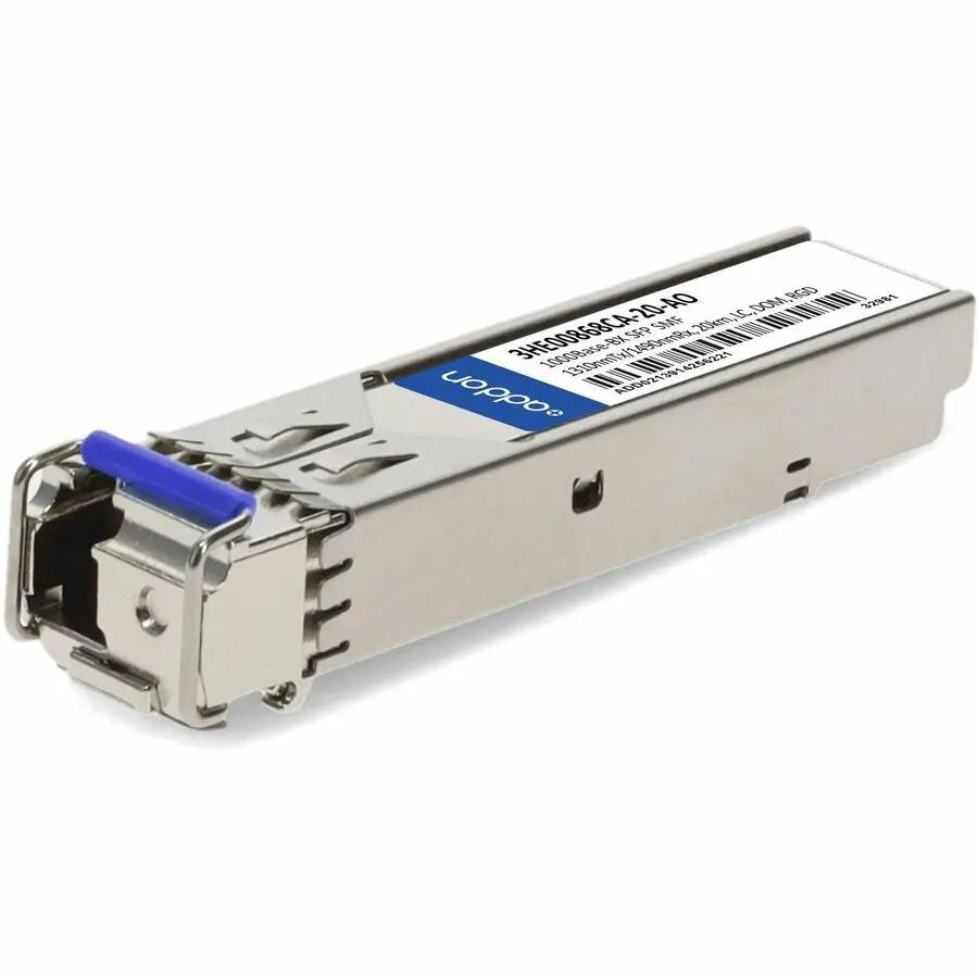 AddOn Alcatel-Lucent Nokia 3HE00868CA-20 Compatible 1000Base-BX SFP Transceiver - 20km Single-Mode Fiber, LC Connector by AddOn