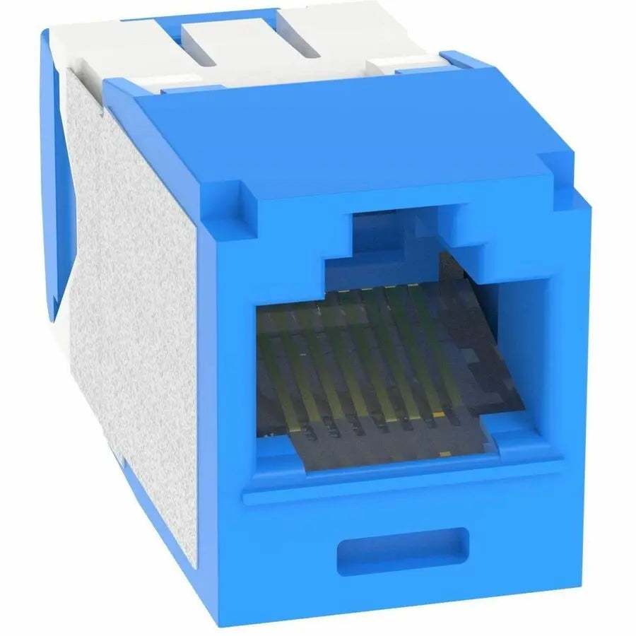 Panduit Mini-Com UTP RJ45 Cat 6A TG Jack Module CJE6X88TGBU - Blue, Corrosion Resistant Network Adapter