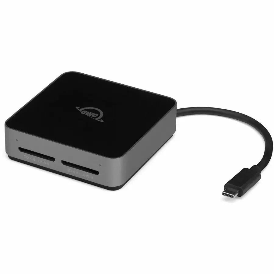 OWC Atlas Dual SD Card Reader with USB-C – Fast 2X Ingest Speeds for Photography and Video