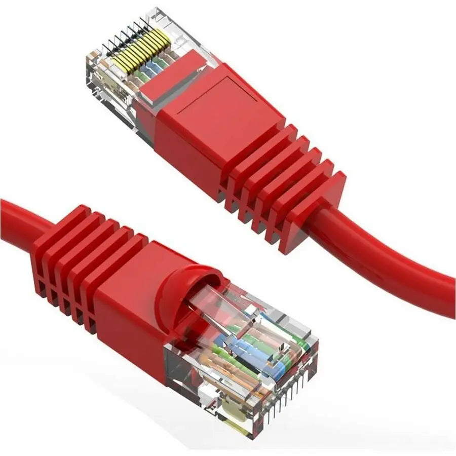 Axiom Memory Solutions 8FT CAT5E 350MHz Network Patch Cable with Molded Boot (Red) - TAA Compliant